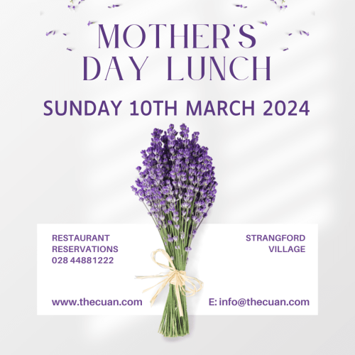 Gray and Purple Clean Minimalist Mother's Day Lunch Invitation (Instagram Post) (2)